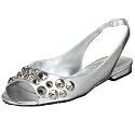 Jessica Simpson Women's Bosco Peep Toe Flat