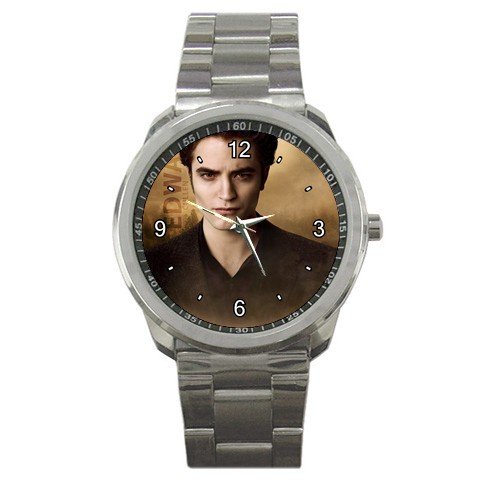 Sport Metal Watch of Twilight Edward Cullen (Robert Pattinson) from New Moon