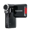 Toshiba Camileo P10 HD-Camcorder (5 Megapixel, 4-fach dig. Zoom, 6,4 cm (2,5 Zoll) Display, Bildstabilisator) schwarz