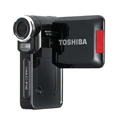 Toshiba Camileo P10 HD-Camcorder (5 Megapixel, 4-fach dig. Zoom, 6,4 cm (2,5 Zoll) Display, Bildstabilisator) schwarz