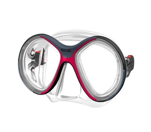 Seac Uni Maske GLAMOUR, red, 9401R Preisvergleich