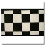 Black & White Check Checkered Small Wallpaper Border