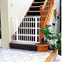 KidCo G15 White Center Gateway with Walk Through Pressure Gate