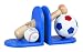 Lite Source 4AS20 Allsport Bookends, Blue, 8-1/2 by 5-1/2 by 7-Inches