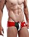 SEOBEAN Mens Low Rise Sexy Swimwear Boxer Brief Trunks 2225