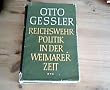 Reichswehrpolitik in der Weimarer Zeit