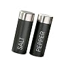 Premier Housewares Salt and Pepper Shakers Set, Black Enamel