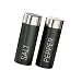 Premier Housewares Salt and Pepper Shakers Set, Black Enamel