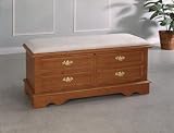 Traditional Cushion Top Cedar Chest