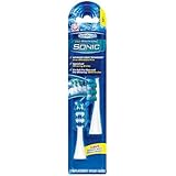 Arm and hammer SpinBrush powered toothbrush, pro white sonic replacement brush heads refill - 2/pack