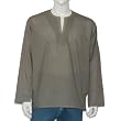 Mens Long Sleeve Casual Cotton Shirt Kurta India Chest 44 inches (gsk547)