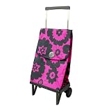 ROLSER SHOPPING CART ORBITA Flor 《Fucsia/Negro》 ロルサー　折りたたみ式ショッピングカート
