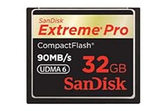 SanDisk Extreme Pro CompactFlash 32 GB Memory Card 90MB/s SDCFXP-032G-X46 
