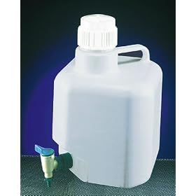 Economical heavy duty carboy with spigot, 5 liter