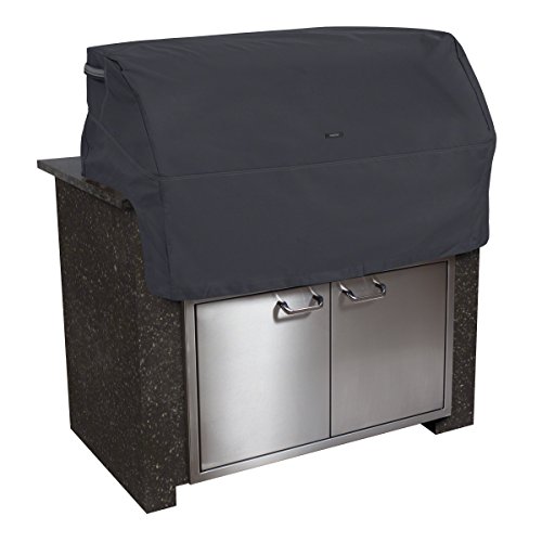 Classic Accessories 55-399-030401-EC Ravenna Cover for Built-In Grills, Medium, Black