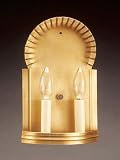 Wall Sconce Crimp Top Dark Antique Copper 1 Candelabra Socket
