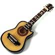 Wood Tone Brown, Classical, Acoustic Folk Guitar Magnet / Ornament