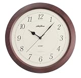 Product details for SETH THOMAS BY COLIBRI / SET3021 / Desmond Wall Clock, 12in, Mahogany, 1 AA Battery / Sold as 1 EA