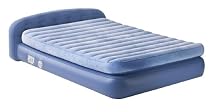 Aerobed Raised Queen Bed with Pillow Support, Stylish Floral Design
