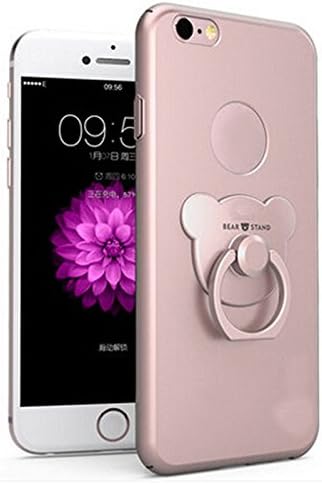 iPhone 6 Case MSFancy Creative Phone Case with Cute Winnie The Ring Holder, iPhone 6 Case (Pink)