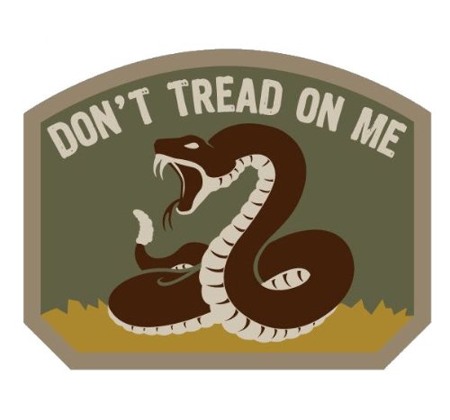 Don't Tread on Me Vinyl Decal (Multicam)