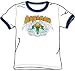 Search : Aquaman T-shirt - Splash Adult White/Navy Ringer Tee