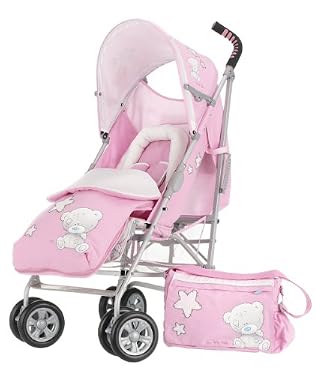 OBaby Tiny Tatty Teddy Stroller Bundle - Pink