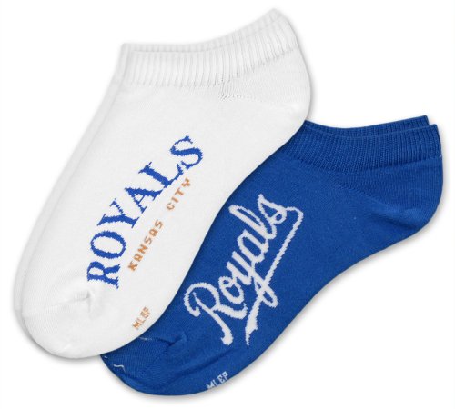 MLB Kansas City Royals Women's No-Show Socks (2 Pack)