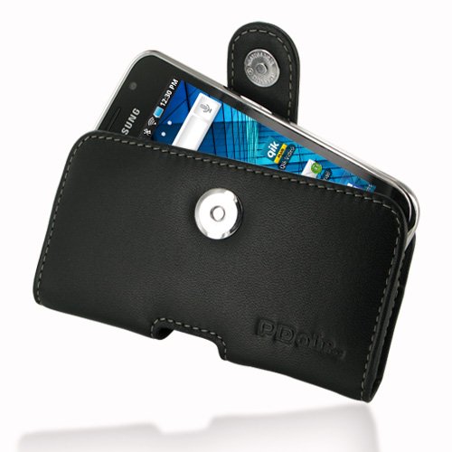 PDair P01 Black Leather Case for Samsung Galaxy S WiFi 4.0 YP-G1