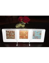 Kate Spade Gilded Tapestry 3 Part Tray Server