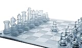 Glass Chess Set, 3 Sizes (7.5