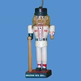 5" MLB Boston Red Sox Baseball Player Nutcracker Christmas Ornament