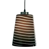 Checkolite 25336-71 Home Design Art Glass, 1-Light Pendant Brushed Nickel