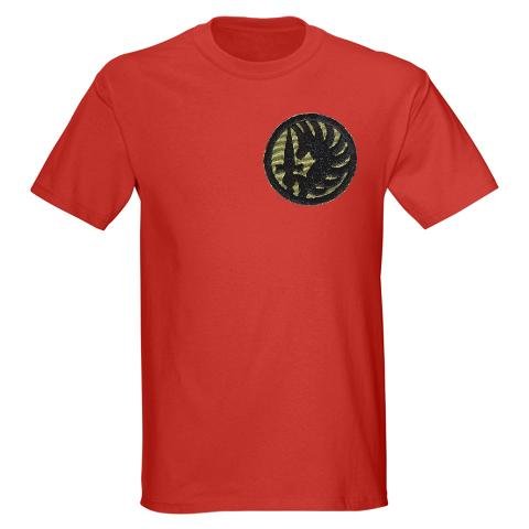 Legion Paratrooper Black T-Shirt Military Dark T-Shirt by CafePress