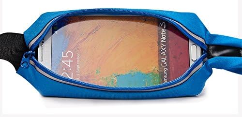 Run Belt - Waterproof, Adjustable &amp; Reflective - Expandable Runner Belt for Men / Women - Waist Pack for iPhone 6 / 6 Plus &amp; Android Smartphones - Great for Biking, Hiking, Outdoor Activity and Travel