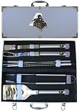 NCAA Purdue Boilermakers 8pc. BBQ Set w/Case