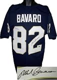 Mark Bavaro Autographed/Hand Signed Notre Dame Fighting Irish Navy Custom Jersey- Steiner Hologram