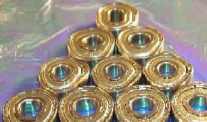 10 Shielded Bearing 1614ZZ 3/8 x 1 1/8 x 3/8 inch Miniature Ball