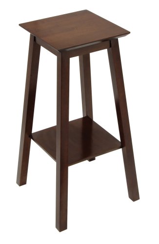Winsome Wood Plant/Phone Stand, Antique Walnut