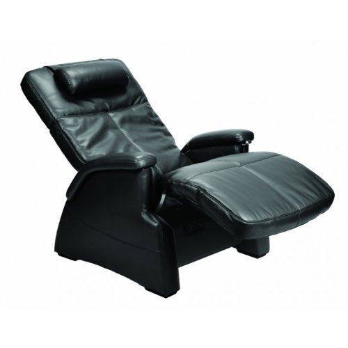 The Human Touch Electric Zero Gravity Perfect Chair Recliner - PC-085 Black Bonded Leather Pads