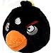 6.5" Black Angry Birds Soft Plush Toy