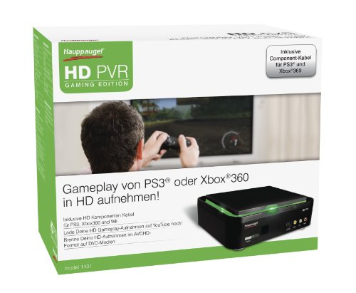 Hauppauge HD PVR Gaming Edition TV-Tuner (Video/Audio-Ausgang, Upscaler 1080i, USB 2.0)