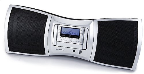 Electronics: Delphi Audio System with RoadyXT XM radio tuner with portable speakers