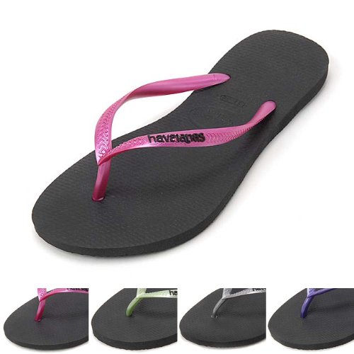 (ハワイアナス) havaianas Slim Logo Po ビーチサンダル [並行輸入品]