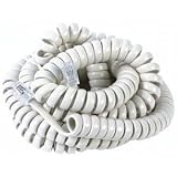 RCA TP282W 25 Foot Handset Coil Cord (White)