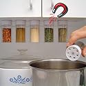 MAGNETIC UNDER CABINET SPICE RACK