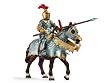 Fleur De Lis Knight with Lance of Horse