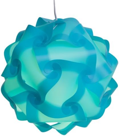Niki Nu Lites XL411-A  Puzzle Lamp Shade Kit, Extra-large, Aqua