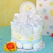 1 Tier Rubber Ducky Baby Diaper Cake