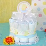1 Tier Rubber Ducky Baby Diaper Cake